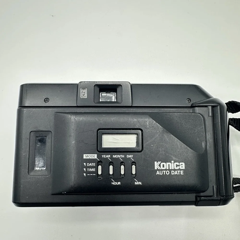 Konica MT-7 Black 36mm f/4 Lens Point‎ Shoot 35mm Film Camera